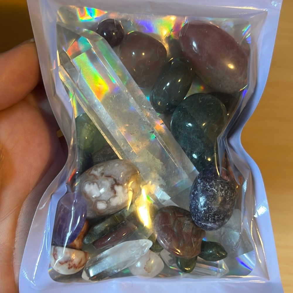 Bag of mixed crystals